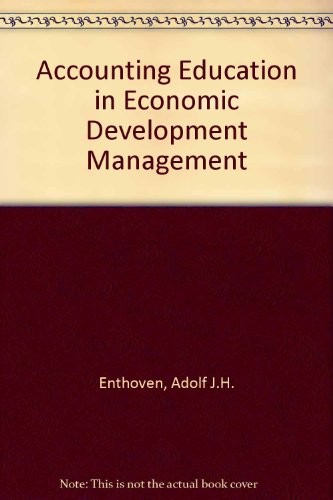 Cover for Accounting education in economic development management