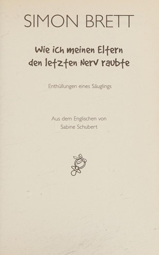 Cover for Wie ich meinen Eltern den letzten Nerv raubte