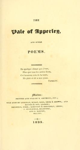 Cover for The Vale of Apperley
