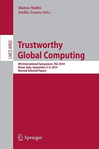 Cover for Trustworthy Global Computing