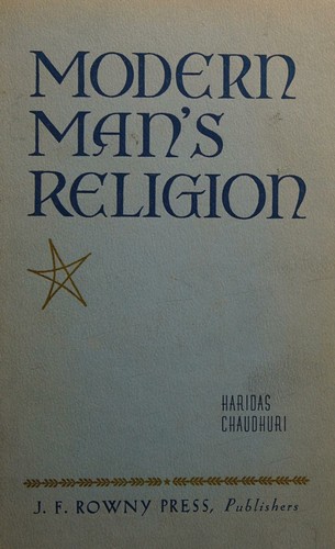 Cover for Modern Man's Religion
