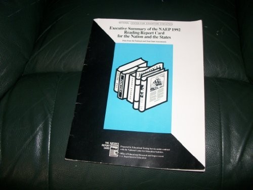 Cover for Executive summary of the NAEP 1992 reading report card for the nation and the states