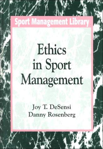 Cover for Ethics in sport management