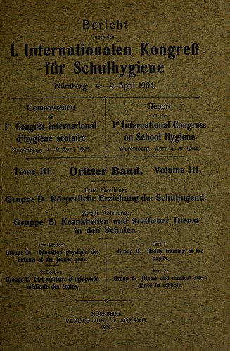 Cover for Bericht
