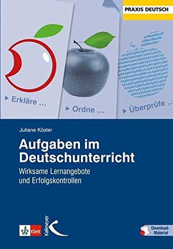 Cover for Aufgaben im Deutschunterricht