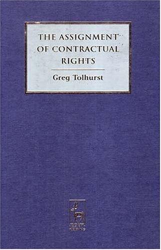 Cover for The Assignment of Contractual Rights