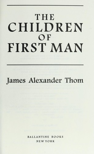 Cover for The children of first man