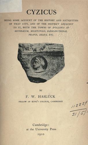 Cover for Cyzicus