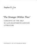 Cover for "The stranger within thee"
