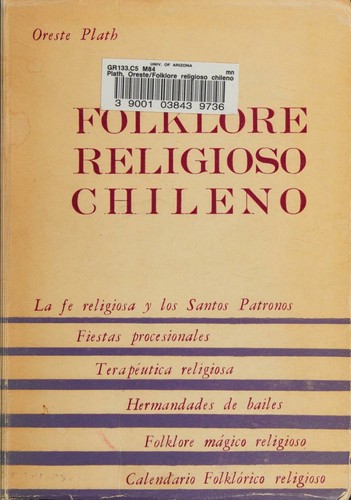 Cover for Folklore religioso chileno