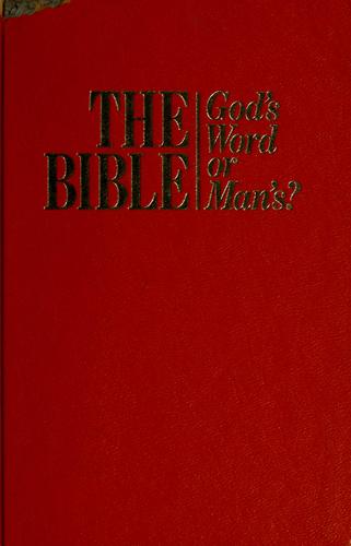 Cover for The Bible