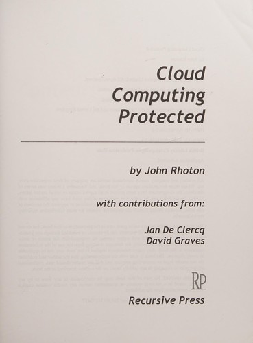 Cover for Cloud computing protected