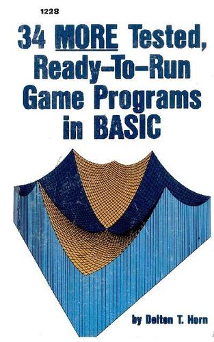 Cover for 34 More Tested, Ready to Run Game Programmes in BASIC