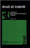 Cover for Droit et intérêt