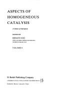 Cover for Aspects of homogenous catalysis