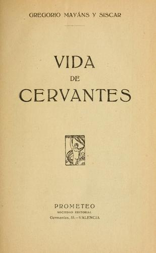 Cover for Vida de Miguel de Cervantes