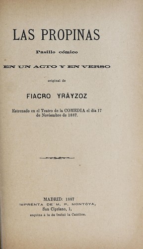 Cover for Las propinas