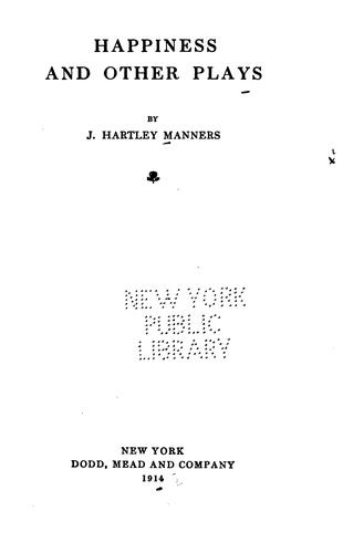 Cover for Happiness