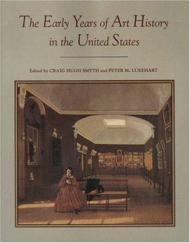 Cover for The Early years of art history in the United States