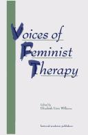Cover for Voices of Feminist Therapy