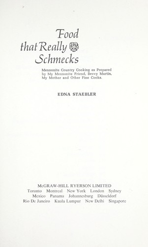 Cover for Food that really schmecks.