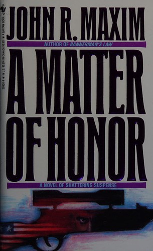 Cover for A matter of honor
