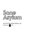 Cover for Sane asylum
