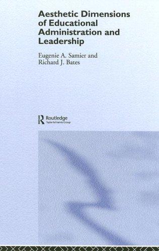 Cover for Aesthetic dimensions of educational administration & leadership