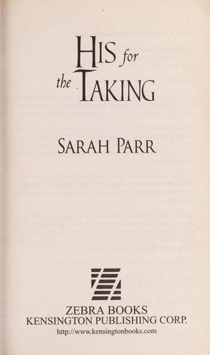 Cover for His for the taking