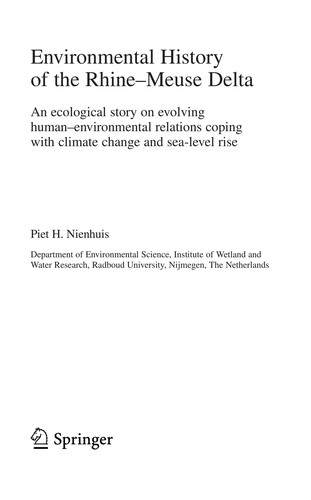 Cover for Environmental history of the Rhine-Meuse Delta