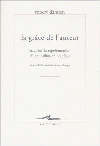 Cover for La grâce de l'auteur 