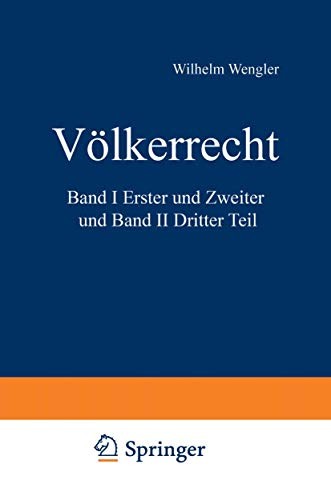 Cover for Völkerrecht