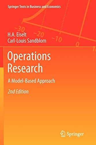 Cover for Operations Research