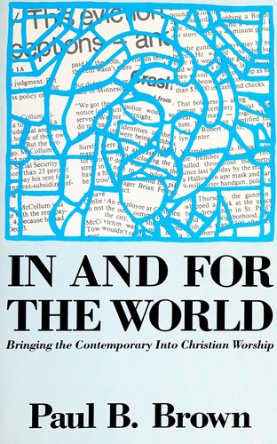 Cover for In and for the world