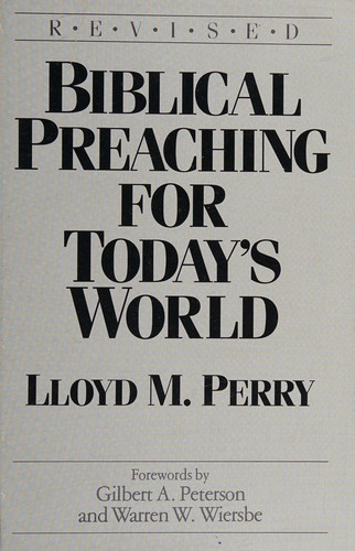 Cover for Biblical preaching for today's world