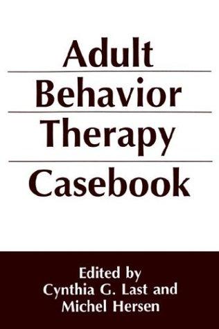 Cover for Adult Behavior Therapy Casebook
