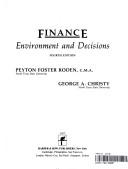 Cover for Finance
