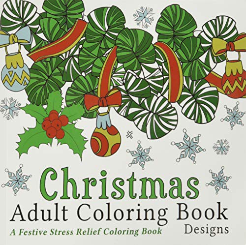 Cover for Christmas Adult Coloring Book