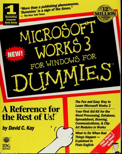 Cover for Microsoft Works 3 for Windows for dummies