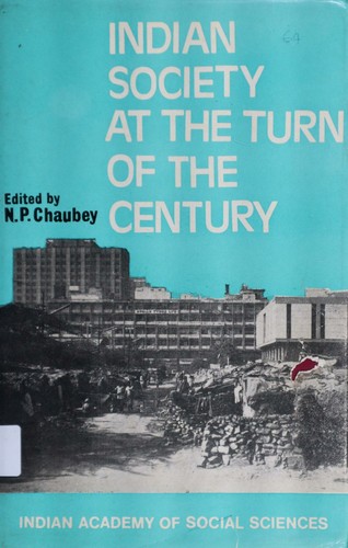 Cover for Indian society at the turn of the century