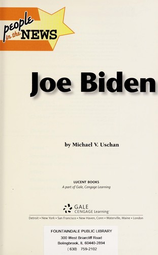 Cover for Joe Biden
