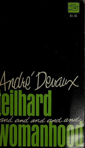 Cover for Teilhard and womanhood