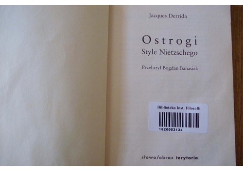 Cover for Ostrogi