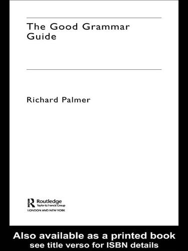 Cover for The Good Grammar Guide
