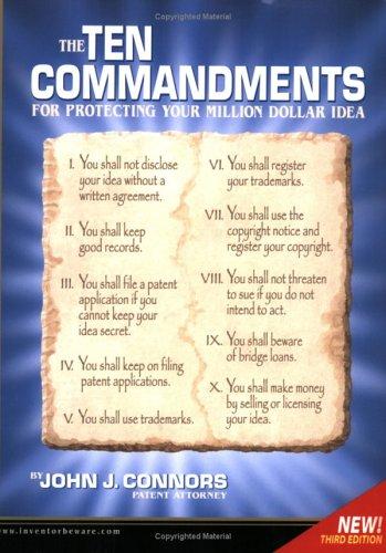 Cover for The Ten Commandments for Protecting Your Million Dollar Idea