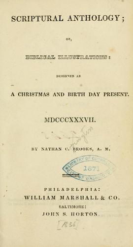 Cover for Scriptural anthology