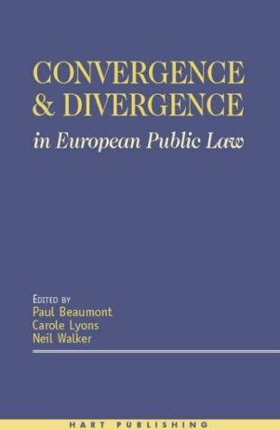 Cover for Convergence and divergence in European Public law