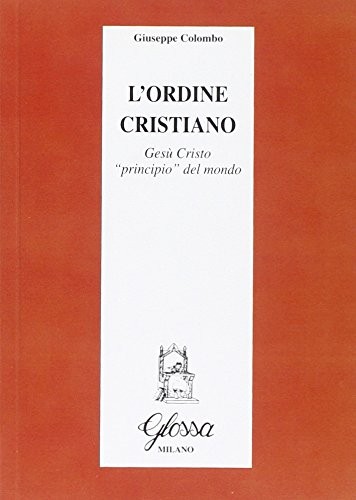 Cover for L' ordine cristiano