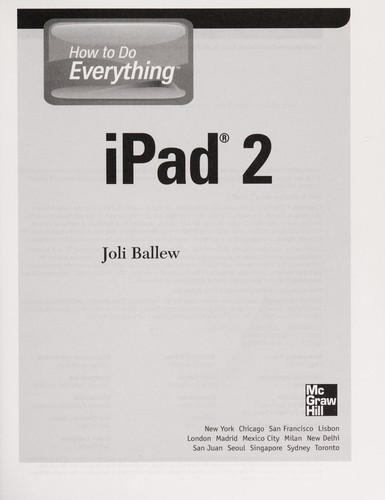 Cover for How to do everything iPad 2