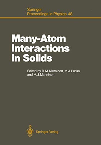 Cover for Many-Atom Interactions in Solids